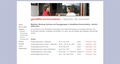 Desktop Screenshot of gewaltfreikommunizieren.ch